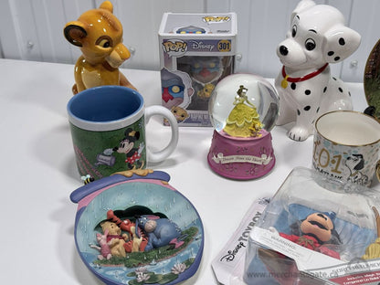 Disney Collector Bundle Funko Pop Cookie Jar Snow Globe Mugs Figurines Lot