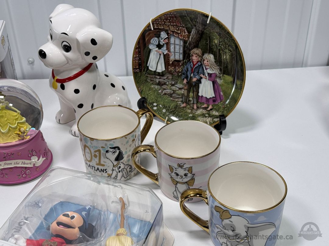 Disney Collector Bundle Funko Pop Cookie Jar Snow Globe Mugs Figurines Lot