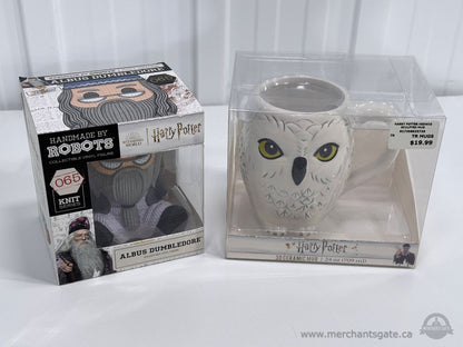 Harry Potter Hedwig Owl Mug & Dumbledore Handmade by Robots Figure New