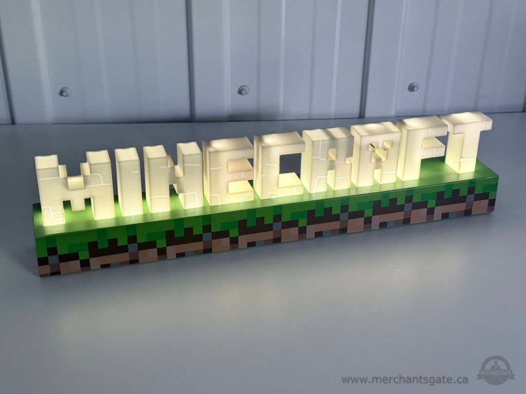 Minecraft LED Sign Figures Books Torches Collector Lot Gaming Decor