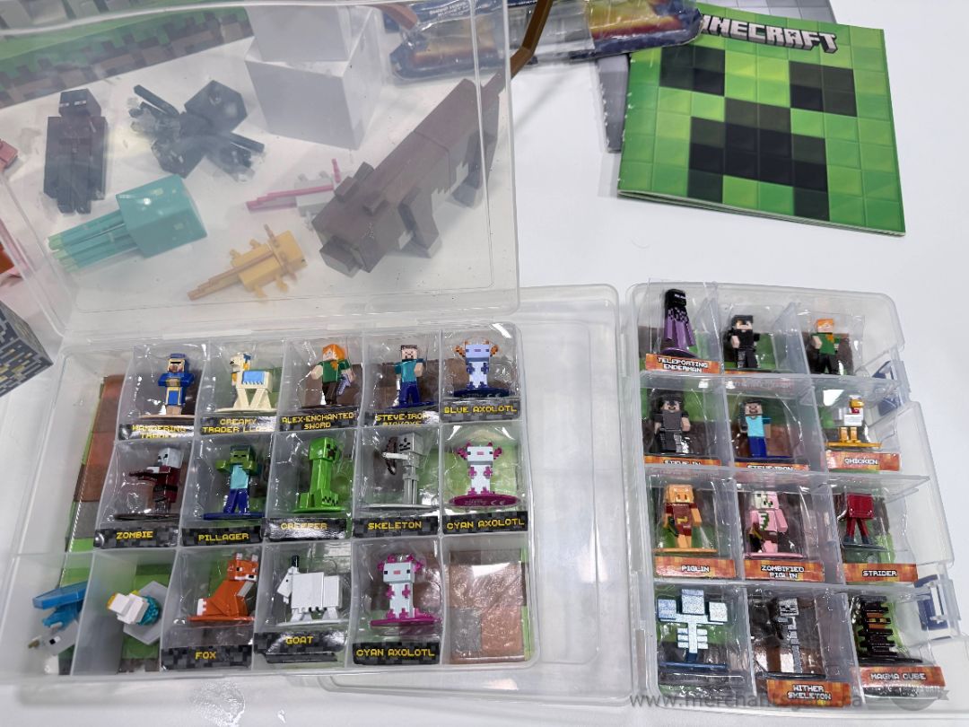 Minecraft LED Sign Figures Books Torches Collector Lot Gaming Decor