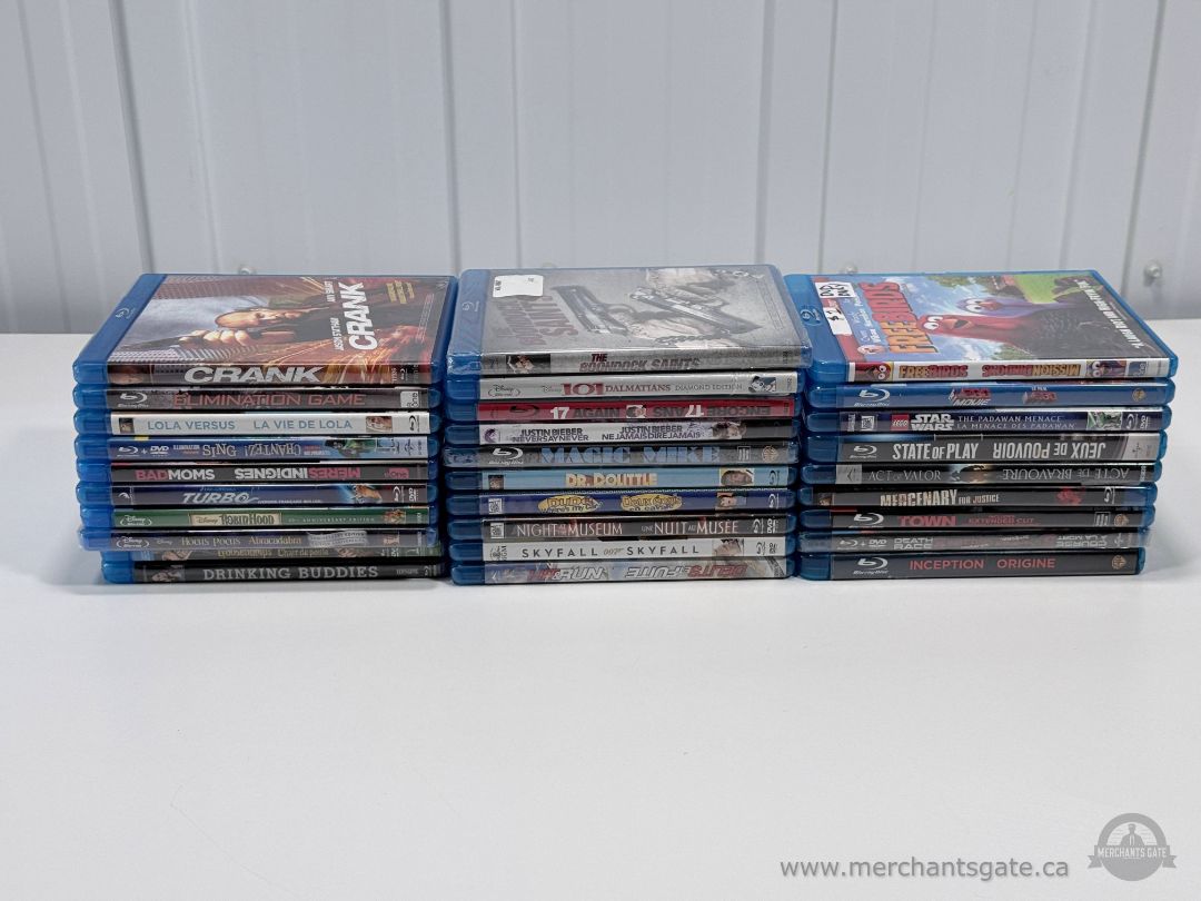 Blu-ray Movie Lot – 30 Titles Disney, Action, Family, Comedy & More