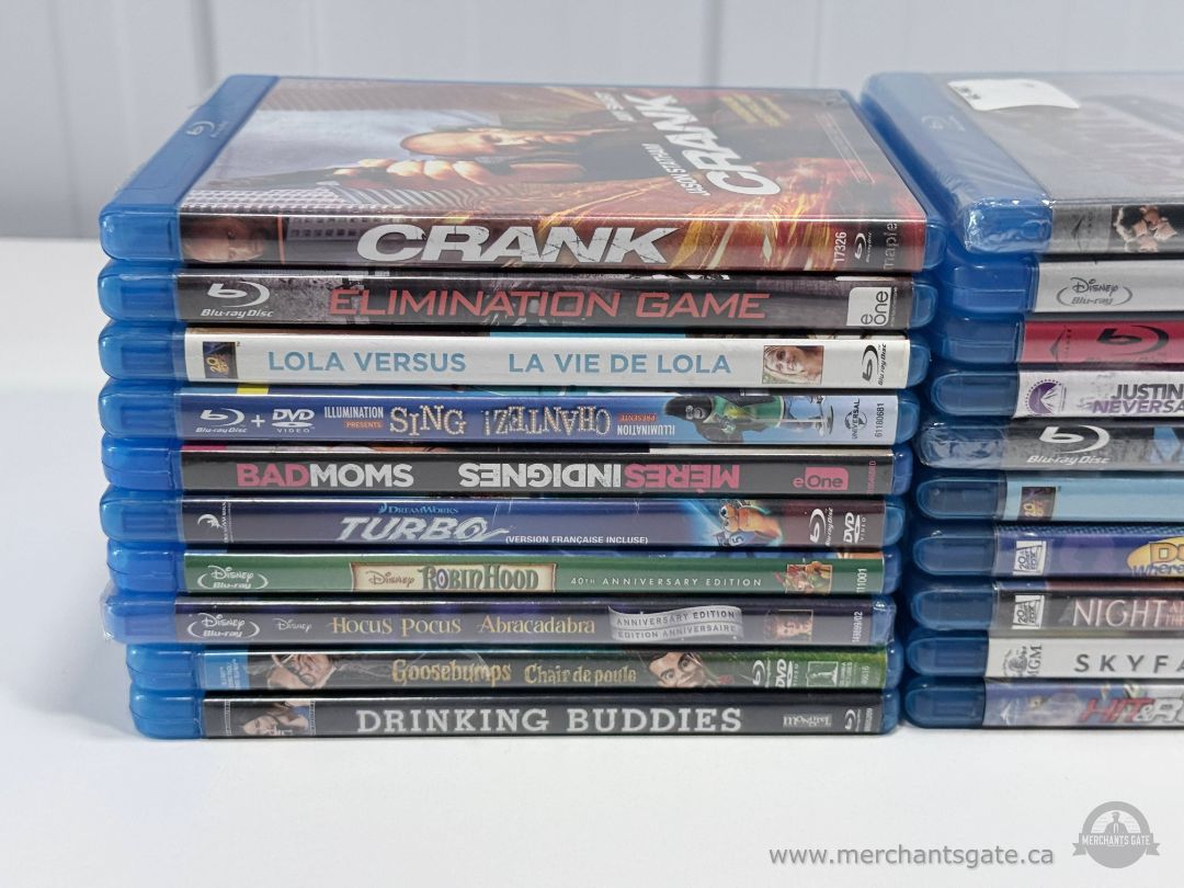 Blu-ray Movie Lot – 30 Titles Disney, Action, Family, Comedy & More