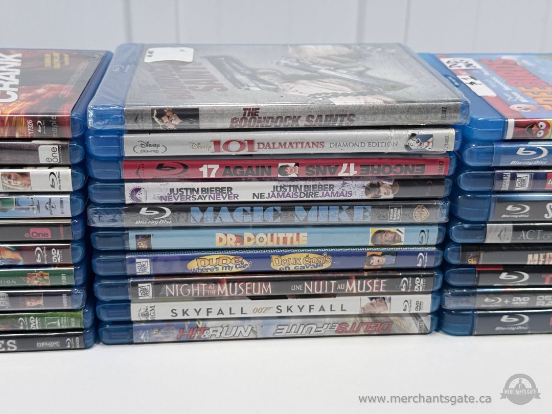 Blu-ray Movie Lot – 30 Titles Disney, Action, Family, Comedy & More