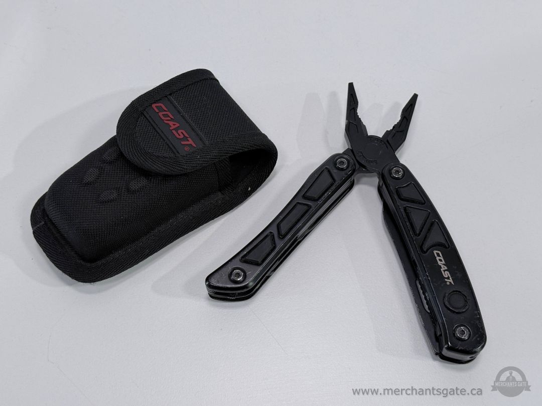 COAST LED155 Multi Tool Pliers Knife Flashlight with Belt Sheath