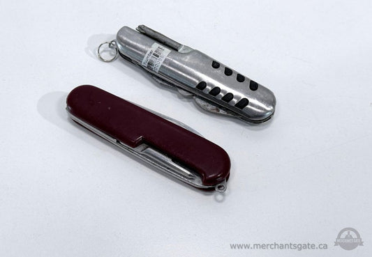 Vintage Swiss Army Multi Tool Red Pocket Utility Tool Victorinox Style