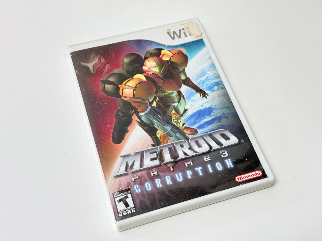 Metroid Prime 3 Corruption For Nintendo Wii Complete With Manual And Case Tested Working