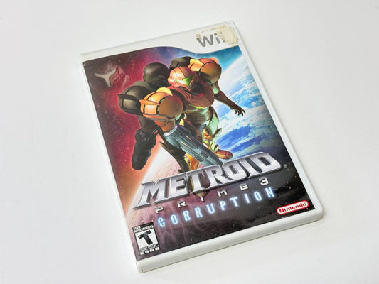 Metroid Prime 3 Corruption For Nintendo Wii Complete With Manual And Case Tested Working