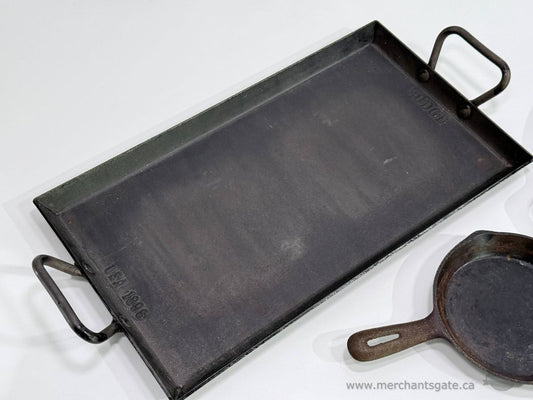 Cast Iron Cookware Lot Lodge Skillet Deep Fry Pan & Small Skillet 3 Pieces