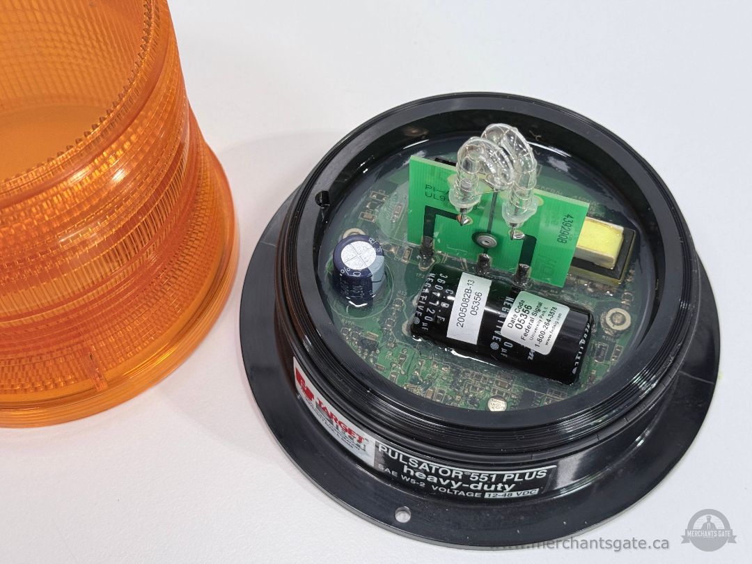 Federal Signal Target Pulsator 551 Plus LED Amber Safety Strobe Beacon