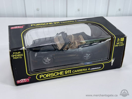 Porsche 911 Carrera 4 Cabriolet 1:18 Diecast Model Car with Box ANSON