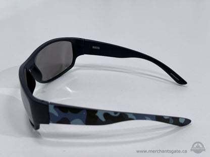 Roots Kids Sunglasses Blue Camo Arms Mirrored Lenses Youth Size