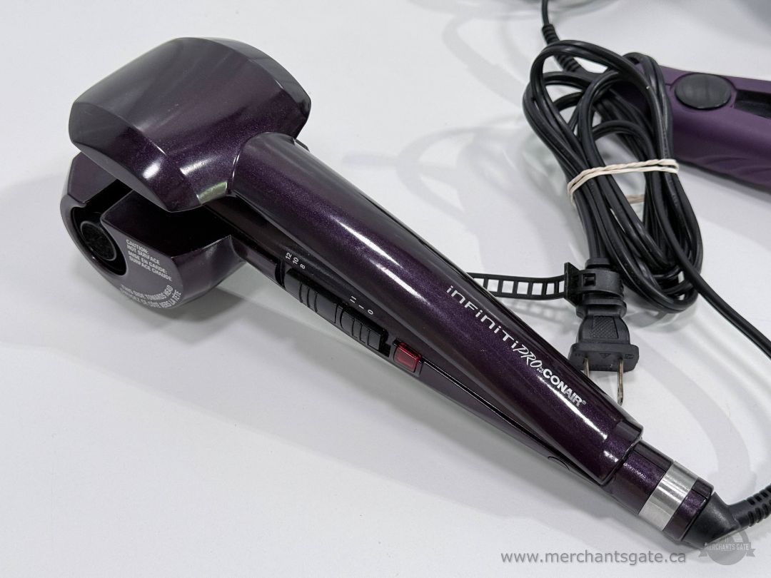 Conair Infiniti Pro Automatic Curler Revlon Straightener GVP Pro 1800 Hair Dryer Lot