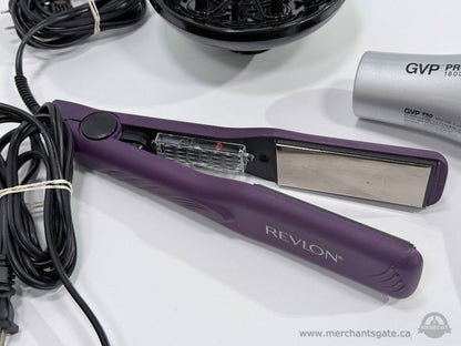 Conair Infiniti Pro Automatic Curler Revlon Straightener GVP Pro 1800 Hair Dryer Lot
