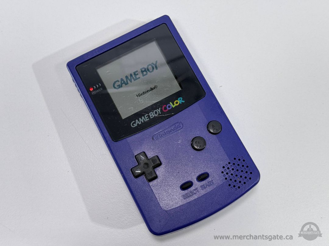 Nintendo Game Boy Color Purple Handheld Console Tested Working CGB-001