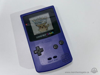 Nintendo Game Boy Color Purple Handheld Console Tested Working CGB-001