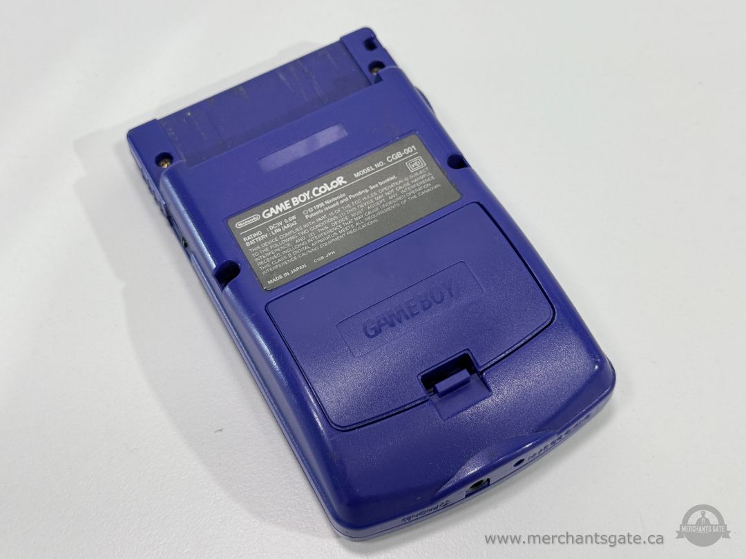 Nintendo Game Boy Color Purple Handheld Console Tested Working CGB-001