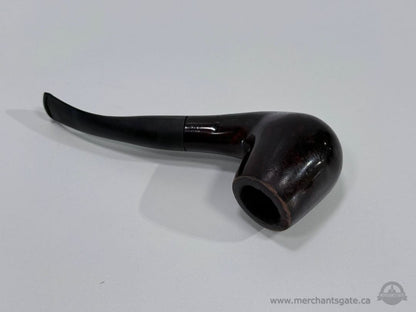 Vintage Briar Tobacco Smoking Pipe Bent Billiard Estate Pipe 6 Inch Wood Pipe