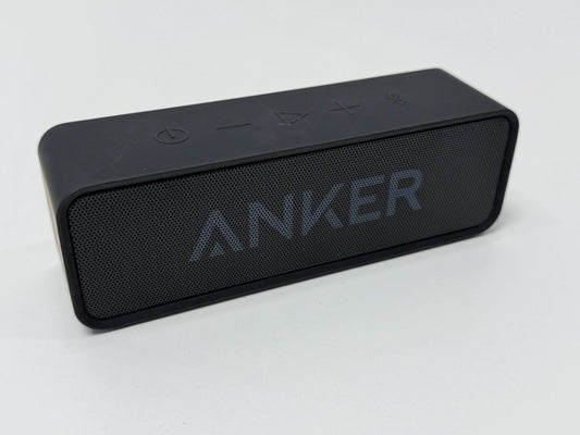 Anker SoundCore A3102 Bluetooth Speaker Wireless Portable Black With Aux In Tested Works
