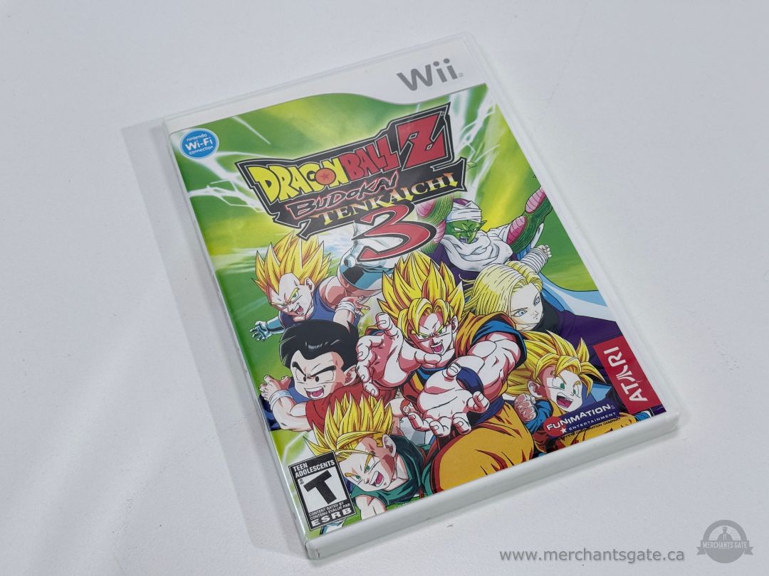 Dragon Ball Z Budokai Tenkaichi 3 Nintendo Wii Complete CIB Near Mint