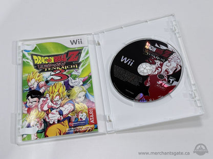 Dragon Ball Z Budokai Tenkaichi 3 Nintendo Wii Complete CIB Near Mint