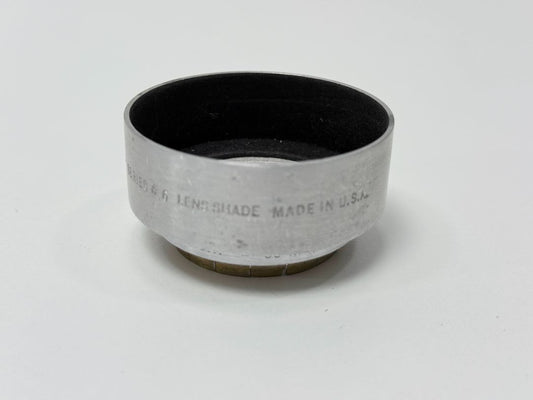 Tiffen Series VI Lens Shade With Brass Mount Classic Metal Camera Accessory USA Made 1950s