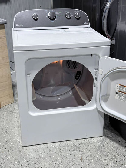 Whirlpool 7.0 Cu Ft Electric Dryer WED4850BW0 AccuDry Sensor Drying
