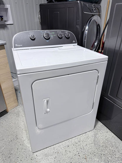 Whirlpool 7.0 Cu Ft Electric Dryer WED4850BW0 AccuDry Sensor Drying