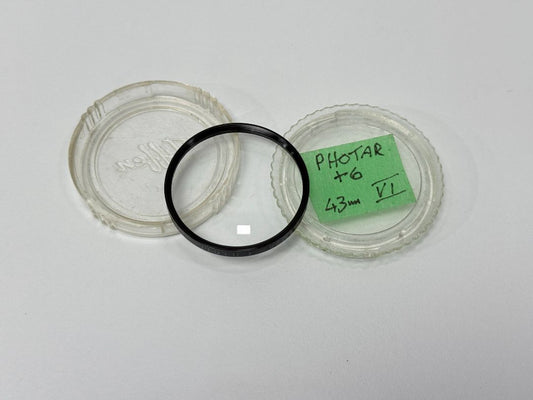 Tiffen Plus 6 Series VI Close Up Lens Adapter 1950s