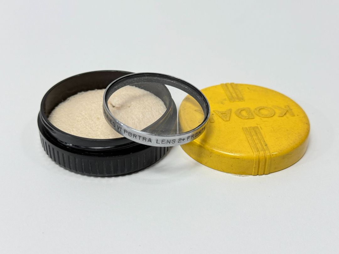 Kodak Series VI Portra Lens 2 Plus Adapter with Case Vintage Front Mount USA 1960s