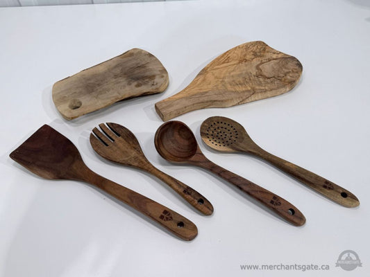 Olive Wood Serving Board Kitchen Utensil Set Wooden Cutting Board Lot