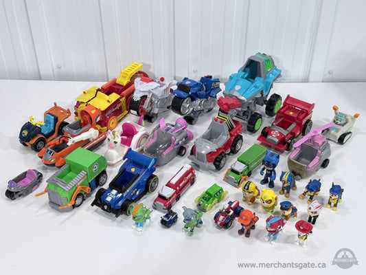 Paw Patrol Toy Lot Vehicles Figures Transforming Trucks Air Patroller Bundle