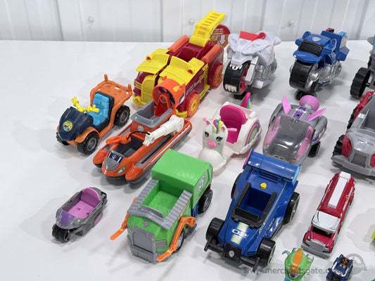 Paw Patrol Toy Lot Vehicles Figures Transforming Trucks Air Patroller Bundle