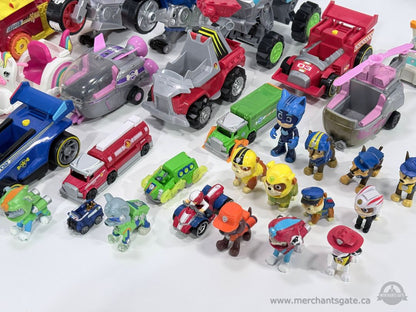 Paw Patrol Toy Lot Vehicles Figures Transforming Trucks Air Patroller Bundle