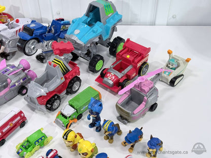 Paw Patrol Toy Lot Vehicles Figures Transforming Trucks Air Patroller Bundle