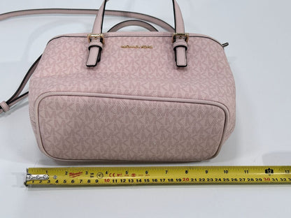 Michael Kors Pink Signature Crossbody Tote Purse Handbag