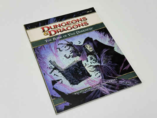 Dungeons And Dragons 3.5 Edition Book of Vile Darkness Softcover Sourcebook