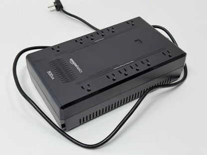 Amazon Basics UPS Battery Backup 800VA 450W Uninterruptible Power Supply Surge Protector
