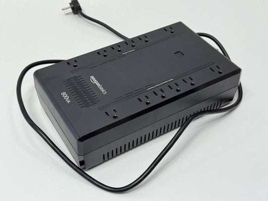 Amazon Basics UPS Battery Backup 800VA 450W Uninterruptible Power Supply Surge Protector