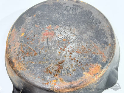 Vintage GSW Cast Iron Skillet Frying Pan Set 11" & 9" Made in Canada