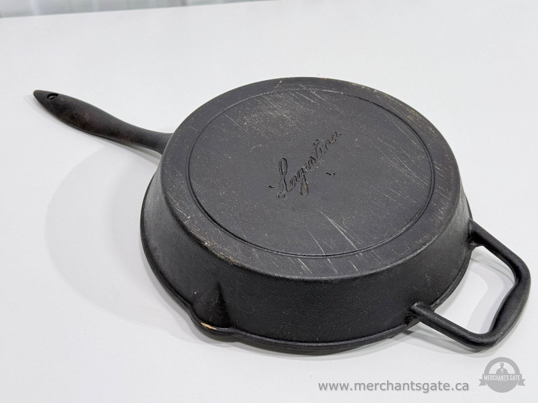 Lagostina Cast Iron Skillet Frying Pan 10 3/4" with Helper Handle