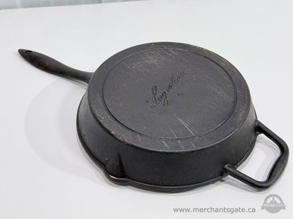 Lagostina Cast Iron Skillet Frying Pan 10 3/4" with Helper Handle