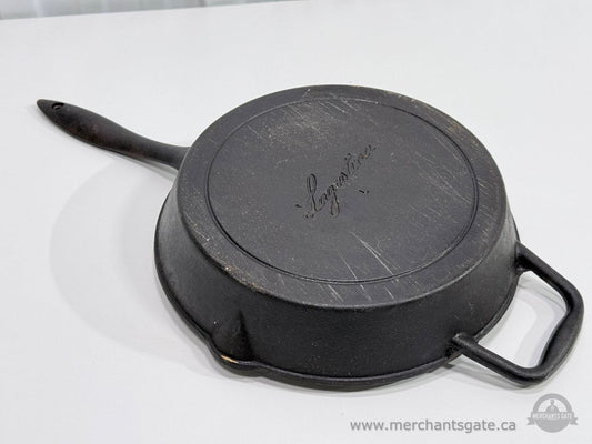 Lagostina Cast Iron Skillet Frying Pan 10 3/4" with Helper Handle
