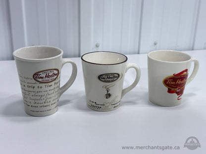 Tim Hortons Limited Edition Coffee Mugs 2004 40th Anniversary 2009 Set of 3