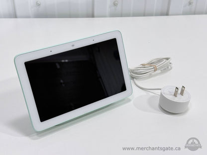 Google Nest Hub 1st Gen 7" Smart Display Speaker Aqua with Power Adapter
