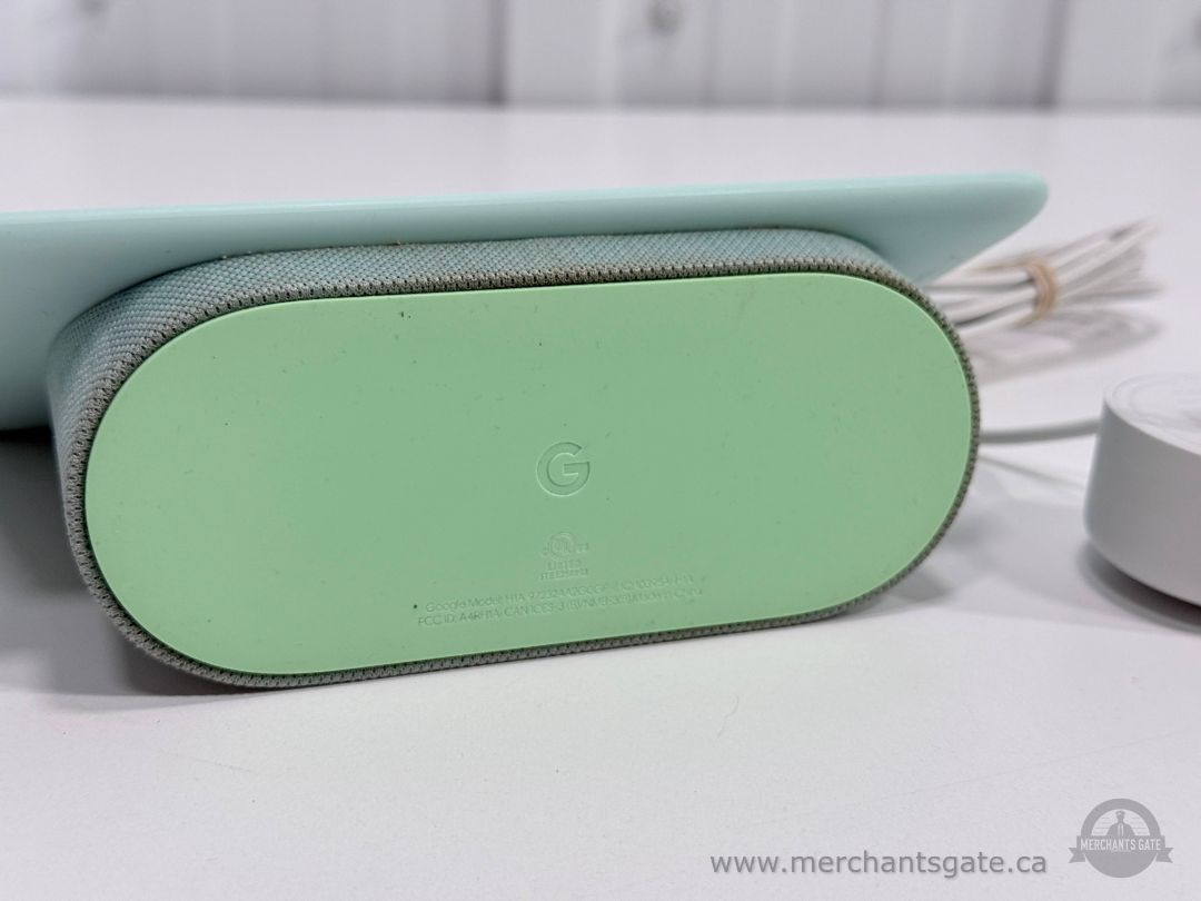 Google Nest Hub 1st Gen 7" Smart Display Speaker Aqua with Power Adapter