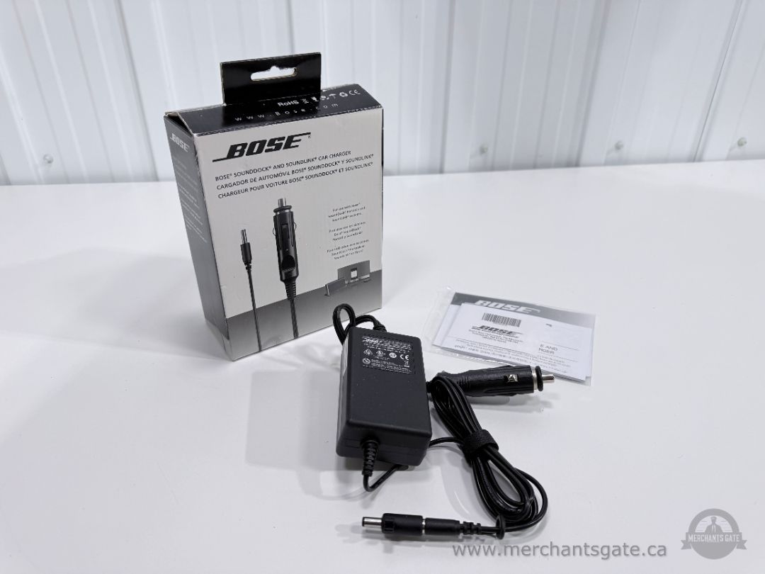 Bose SoundDock SoundLink Portable Speaker Car Charger 12V Adapter New