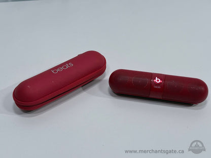 Beats Pill Wireless Bluetooth Speaker Red with Original Case