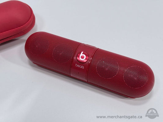 Beats Pill Wireless Bluetooth Speaker Red with Original Case