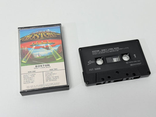 Vintage Boston Cassette Dont Look Back 1978 Album Rock Music Tape